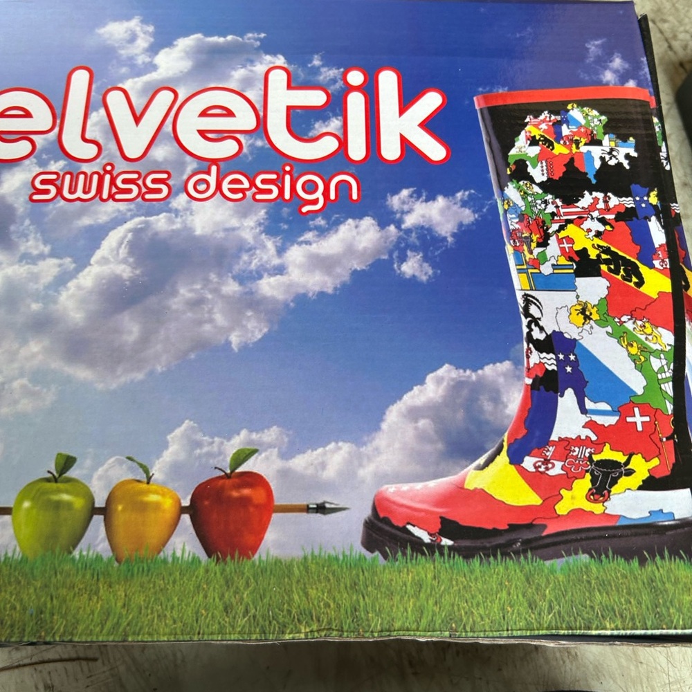 Elvetik Navy Blue Rain Boots